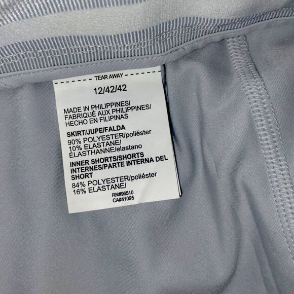 Athleta Lululemon Light Gray Women's Skort Sz 12 - Picture 12 of 12
